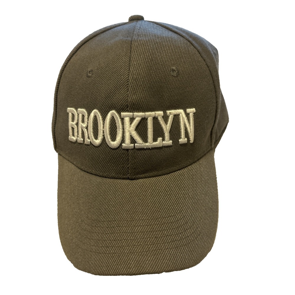 Adjustable Hat New York Brooklyn Grey Adjustable Baseball Cap City